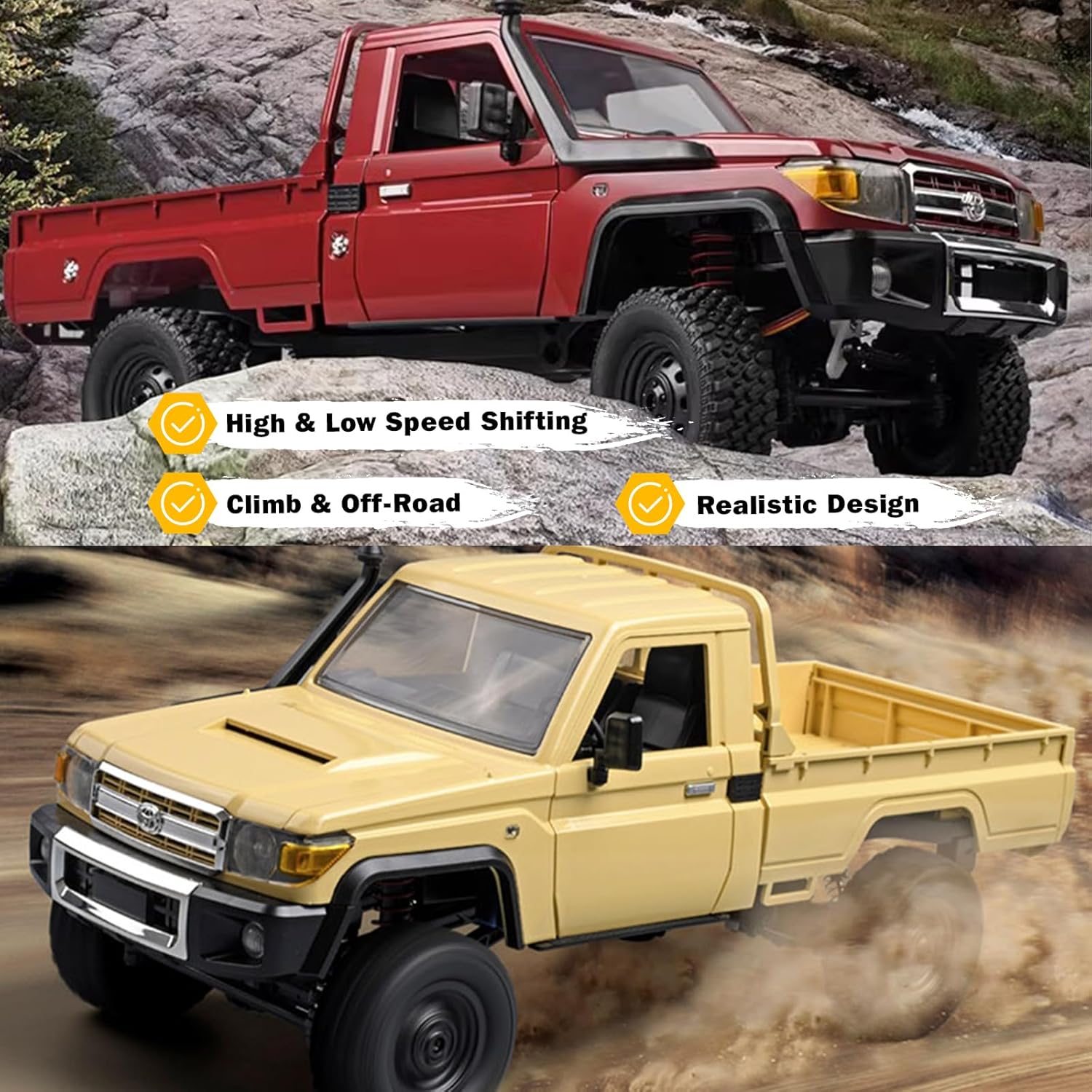 1:12 RC Toyota Land Cruiser LC79 Official Licensed Model