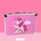 145Pcs Premium Unicorn Themed Kids Painting Kit Briefcase