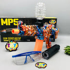 Electric MP5 Gel Blaster Shooting Gun With Lights Muffler
