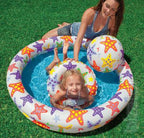 INTEX Play Box Baby Pool (48" x 10") With Ball And Tube