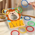 Wooden 2in1 Ring Toss & Sand Bag Throwing Game Board