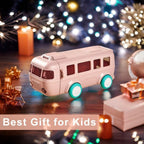 270gms 500ml Cute Bus Design Kids Water Bottle - Pink