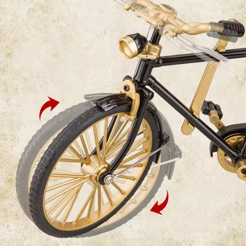 1:12 Diecast Antique Chariot Tricycle Model