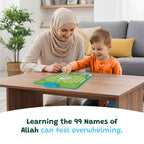 99 Names of Allah Interactive Audio Mat & Wall Art | Reflect On Their Meaning and Benefits