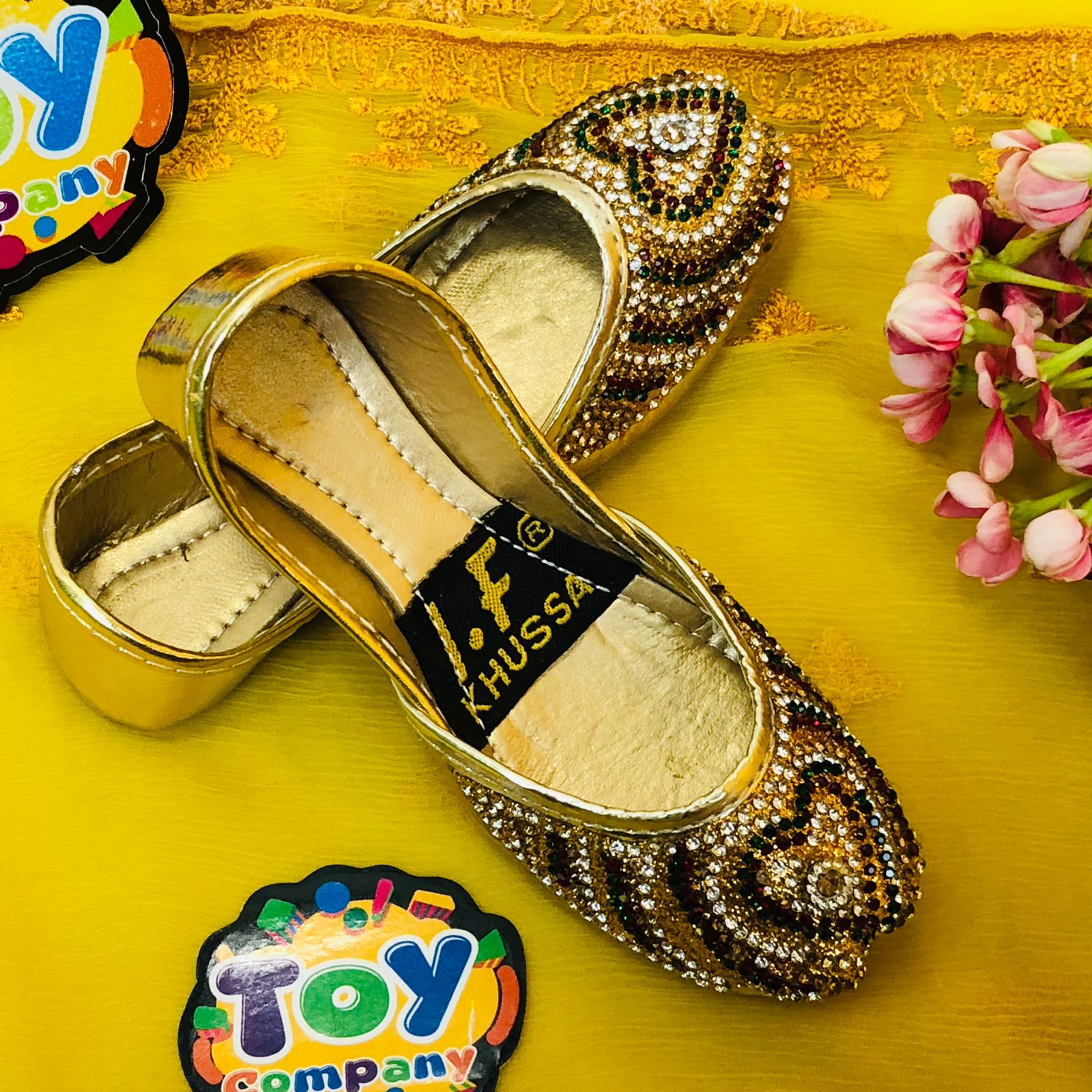Hand-Made Multani Fancy Khussa for Girls