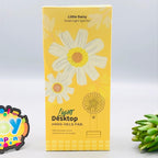 8" Rechargeable Sun Flower Design Desktop Fan With Light