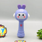 Baby Cute Musical Rabbit Stick With Lights - 1Pc