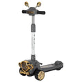 Classical Car Design Kids Scooter With Light & Music - Gray