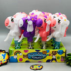 Pony Horse Hand Press Fan & Bubble Stick - 1Pc
