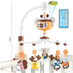 Remote Control Little Bee Baby Projection Hanging Bed Bell Toy