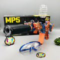 Electric MP5 Gel Blaster Shooting Gun With Lights Muffler