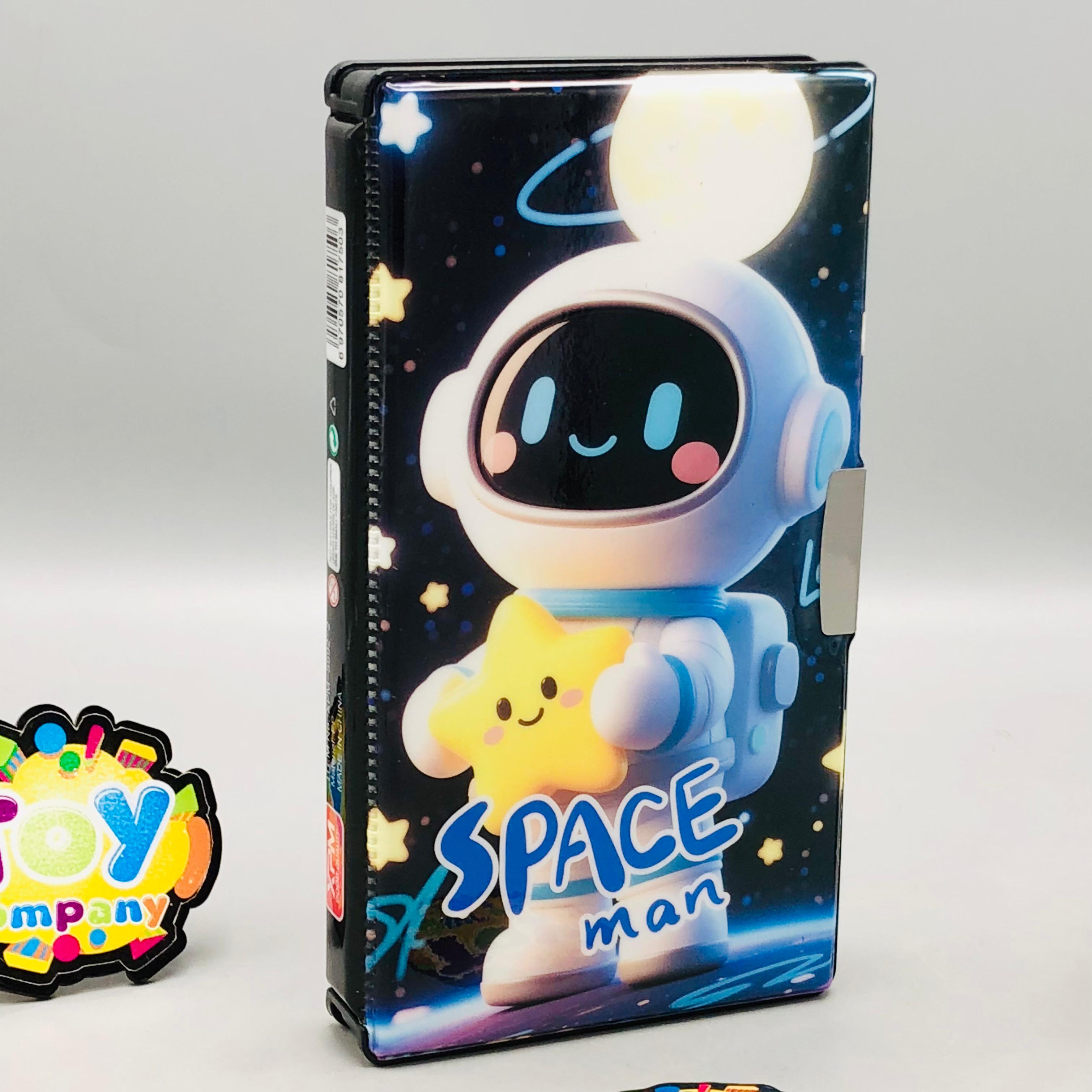 Jumbo Spaceman Double-Sided Geometry Box With Dual Sharpener